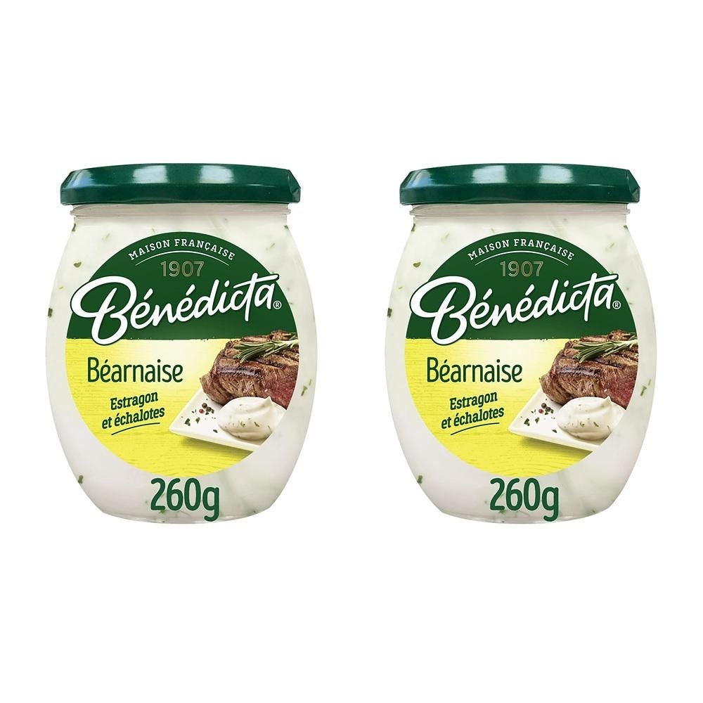 [해외] BENEDICTA 베어네이즈 소스 260g 2팩 Béarnaise sauce with tarragon and shallots BENEDICTA