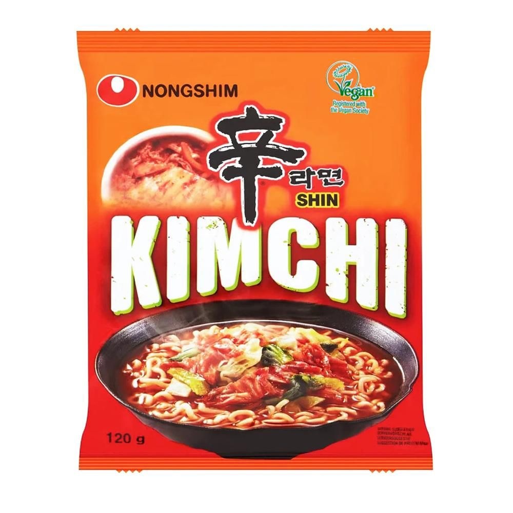 [해외] 농심 프랑스 김치 누들 120g 4팩 NONGSHIM Kimchi Noodles