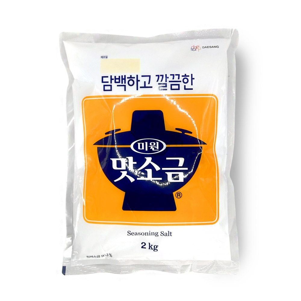 [오늘출발] 대상 담백하고 깔끔한 미원 맛소금 2kg 대용량