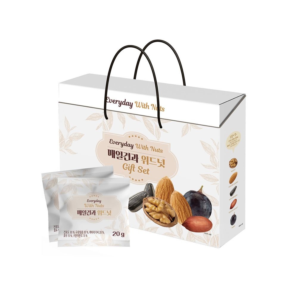 [동우농산㈜][오늘출발] 그린너트 [그린너트] 매일견과 위드넛 50봉 견과류 선물세트 하루견과 명절 부모님 선물