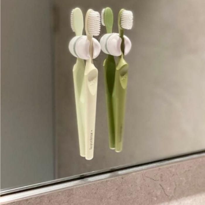 [패션플러스][주식회사 브이와이][JHP6N5Q0_51]칫솔 공중부양 2P 칫솔꽂이 x2set (28807759A)
