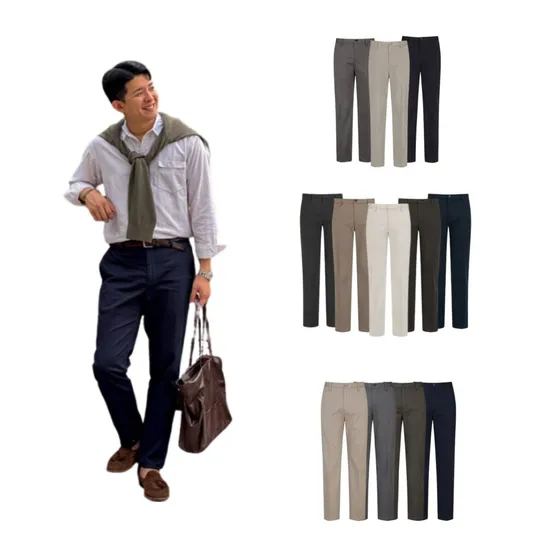 봄가을 간절기 면 치노 팬츠 12종 NEF3PP1621 NEF4PP1621 NEF4PP1624