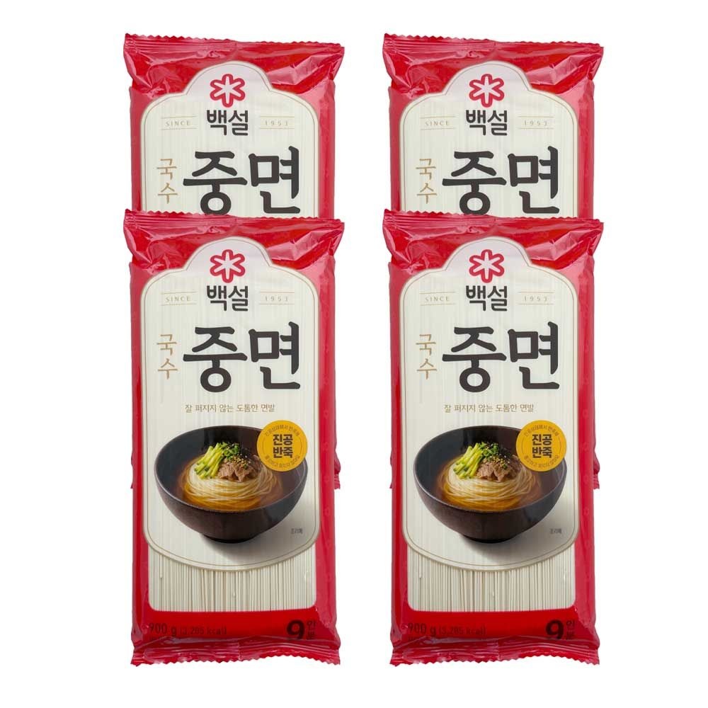 CJ 제일제당 백설 중면 900g x 10개