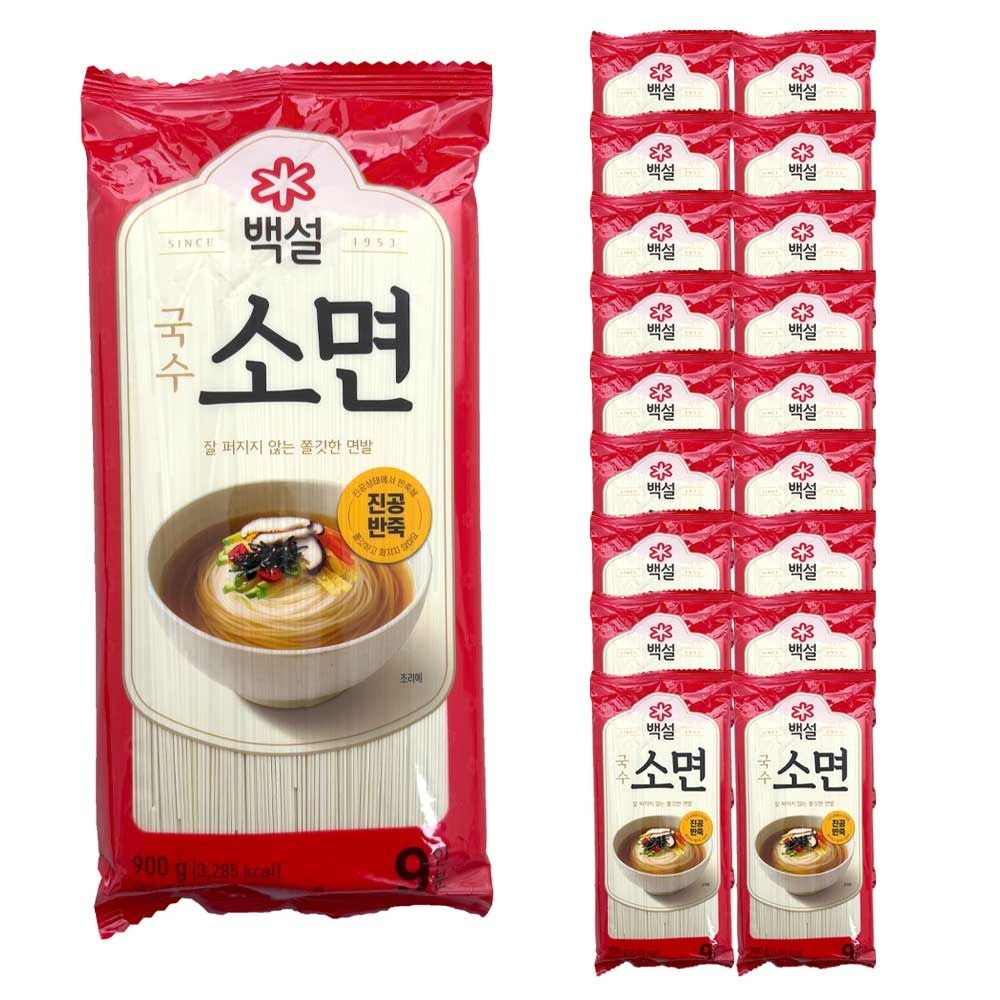 CJ 제일제당 백설 소면 900g x 15개