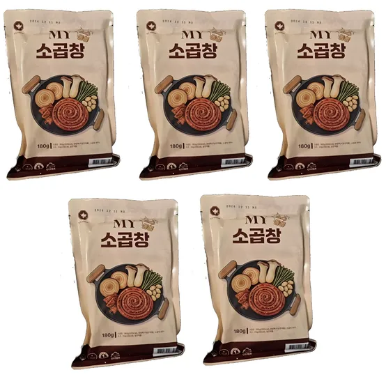  장사의신 소곱창 밀키트 160g x 5팩