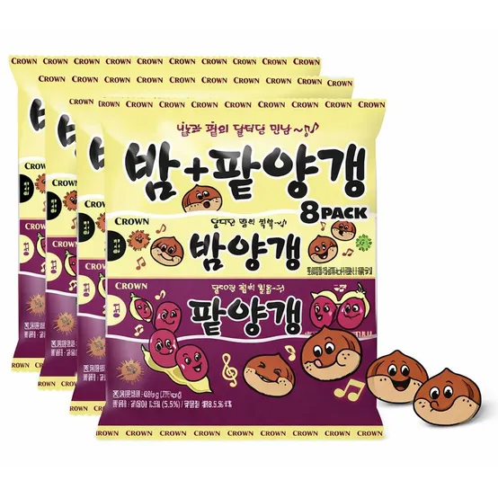 연양갱 8번들(밤양갱+팥양갱) 4팩(총32개)