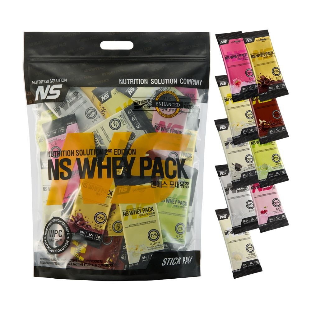 NS WHEY PACK 포대유청 멀티팩 30포 보충제 프로틴 쉐이크 헬스