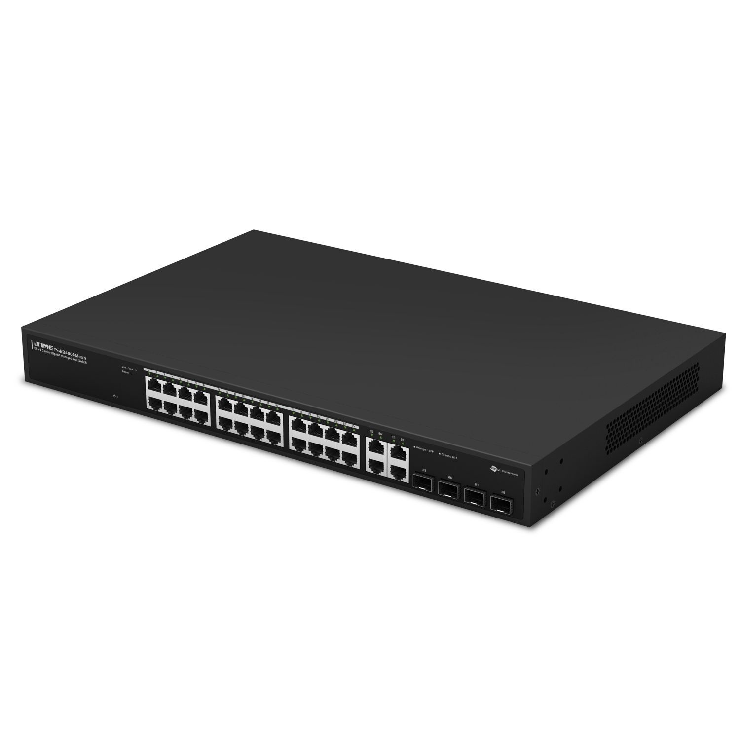 아이피타임 1st EFM IPTIME PoE24000Mesh 기가비트 스위칭허브 24포트 총450W