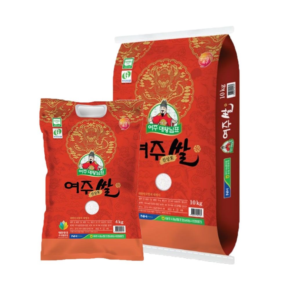 [온누리상품] [여주농협] 25년햅쌀 대왕님표 여주쌀 4kg/ 10kg 선택형