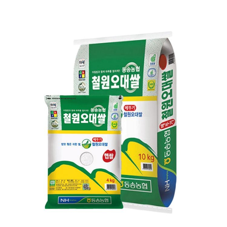 [온누리상품] [동송농협] 25년햅쌀 철원 오대쌀 4kg/ 10kg 선택형