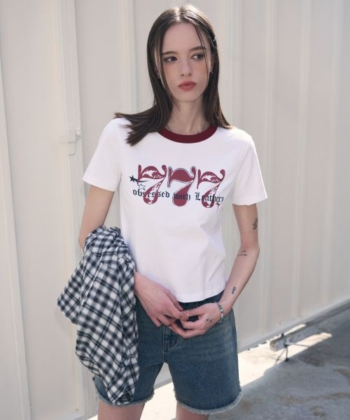 레더리 LEATHERY 슬롯 머신 링거 티 WHITE LRTS5211WH 337700