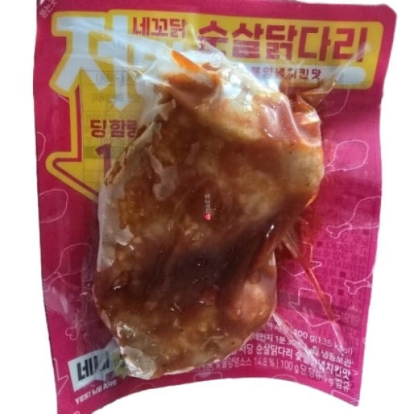 네네치킨  네꼬닭 저당 순살닭다리 100g 3종