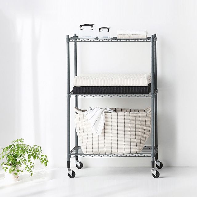 마켓비 RACKEY 600 선반 3단 600900 바퀴포함