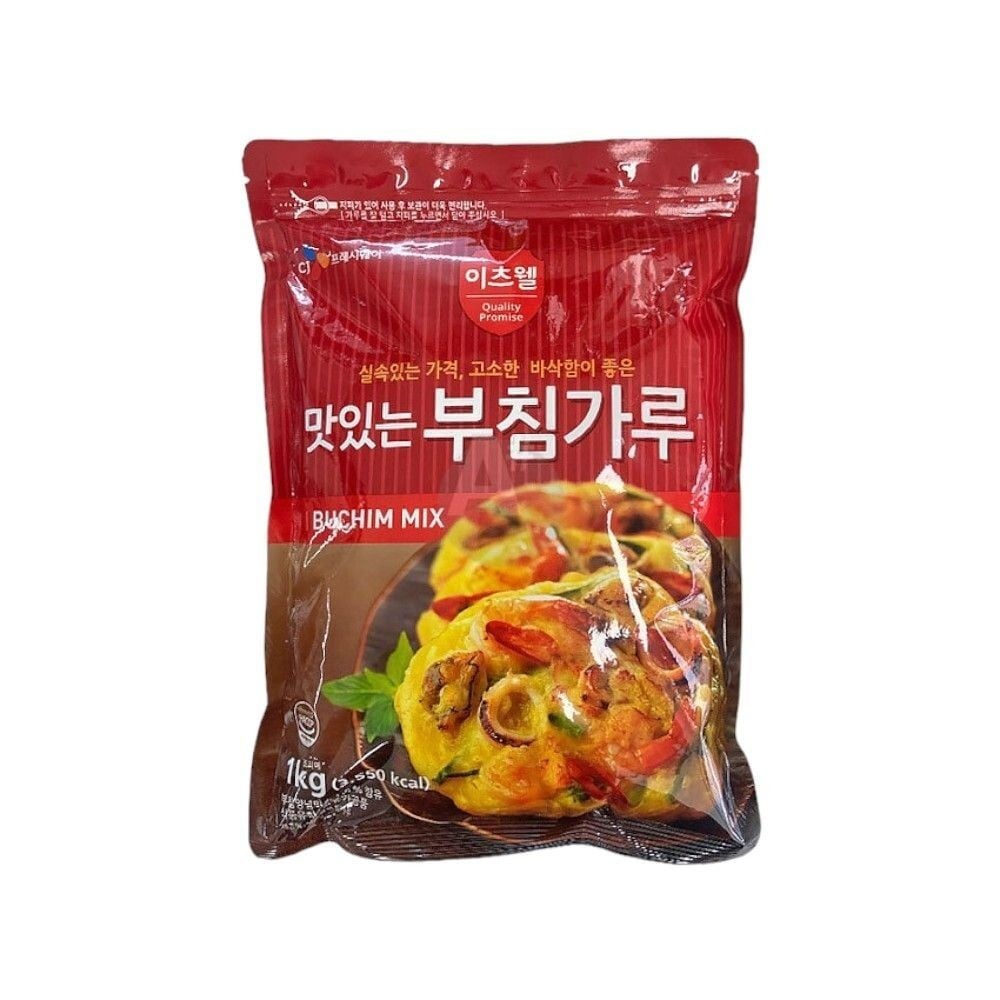 이츠웰 맛있는 부침가루 1kg 바삭한 부침용 분말가루 명절음식 식자재 제사음식