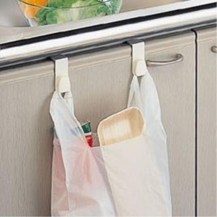 [패션플러스][주식회사 브이와이][JH95QR3S_52C0]비닐 후크 주방 싱크대 봉지 걸이대 용품 (31377694A)