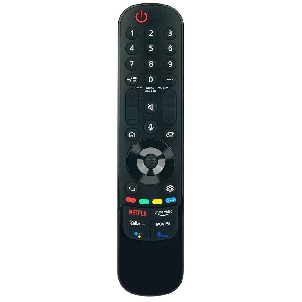 [해외] 음성 교체 MR21GA 리모컨 커맨더 LG 스마트 TV 2021 모델 70UP8070PUA OLED77C1AUA 50UP7670PUC 86NANO85APA 75UP7070PUD 75NANO75UPA 55UP7100Z