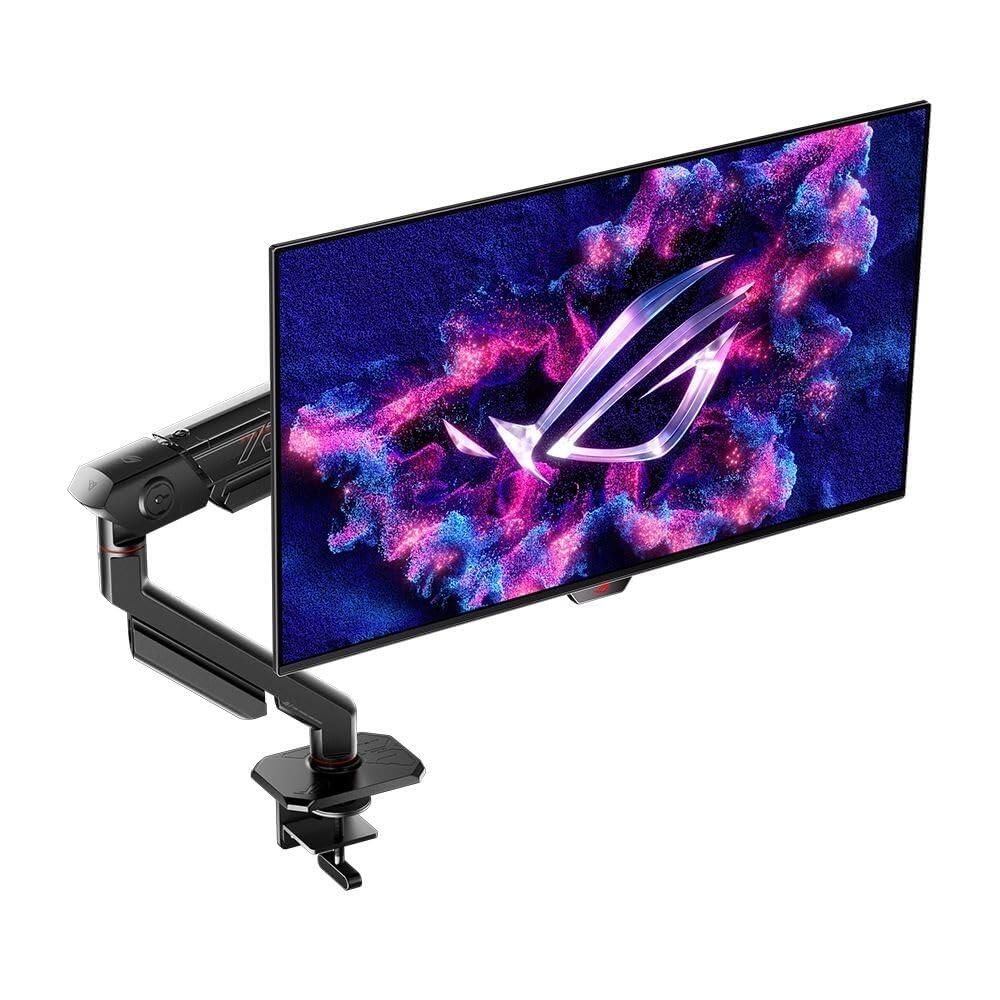 에이수스 [해외] ASUS ROG Swift 27인치 26.5인치 가시 가능 1440P OLED DSC 게이밍 모니터 PG27AQDM-R - QHD 2560x1440 240Hz, 0.03ms, G-SYNC 호환, 99% DCI-P