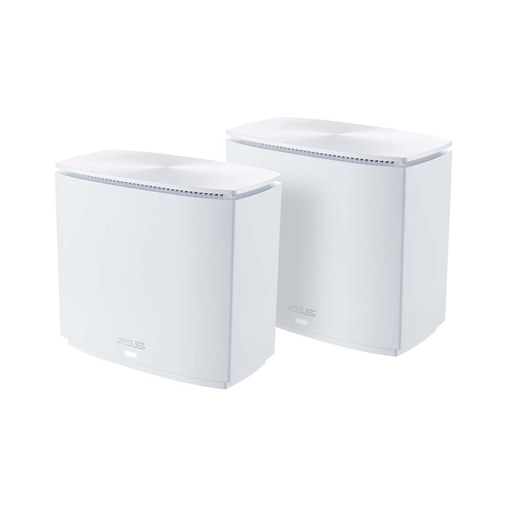 [해외] ASUS ZenWiFi AX HybridXC5 AX3000 + MoCA 2.5 메시 Wi-Fi 6 시스템 2팩 - 최대 3,500제곱피트의 집 전체 커버 및 두꺼운 벽을 위한