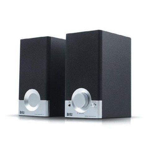 브리츠 2채널 USB PC스피커 BR-1000A 큐브블랙2