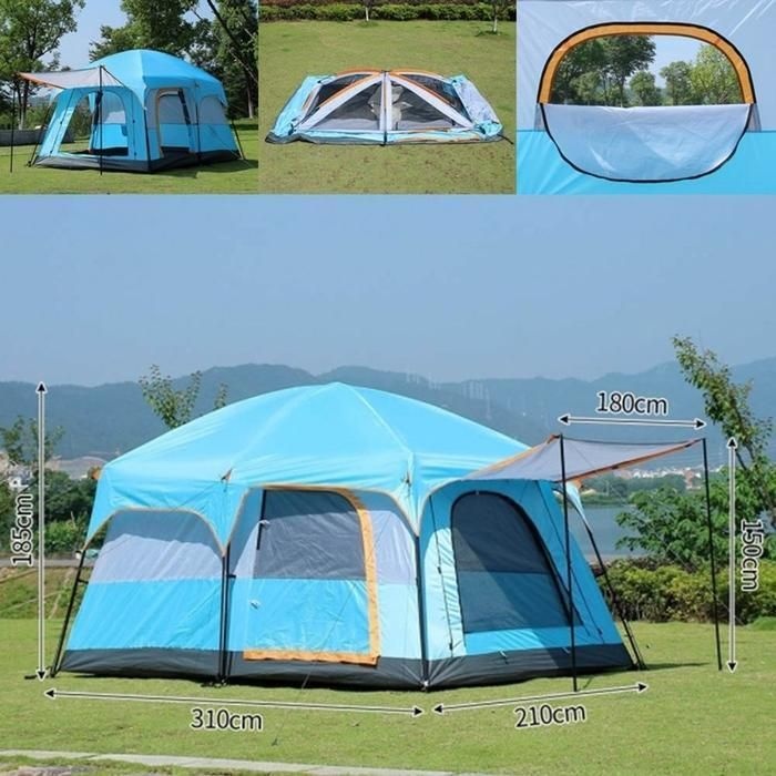 [패션플러스][주식회사 브이와이][JHN7356V_53D4]거실형 텐트 투룸 대형 리빙쉘 스카이 (31913927A)