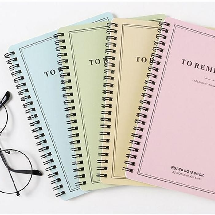 [패션플러스][주식회사 브이와이][JH03R2P5_52CK]공책 줄노트 사무용 학색공책 스프링노트 (31394115A)