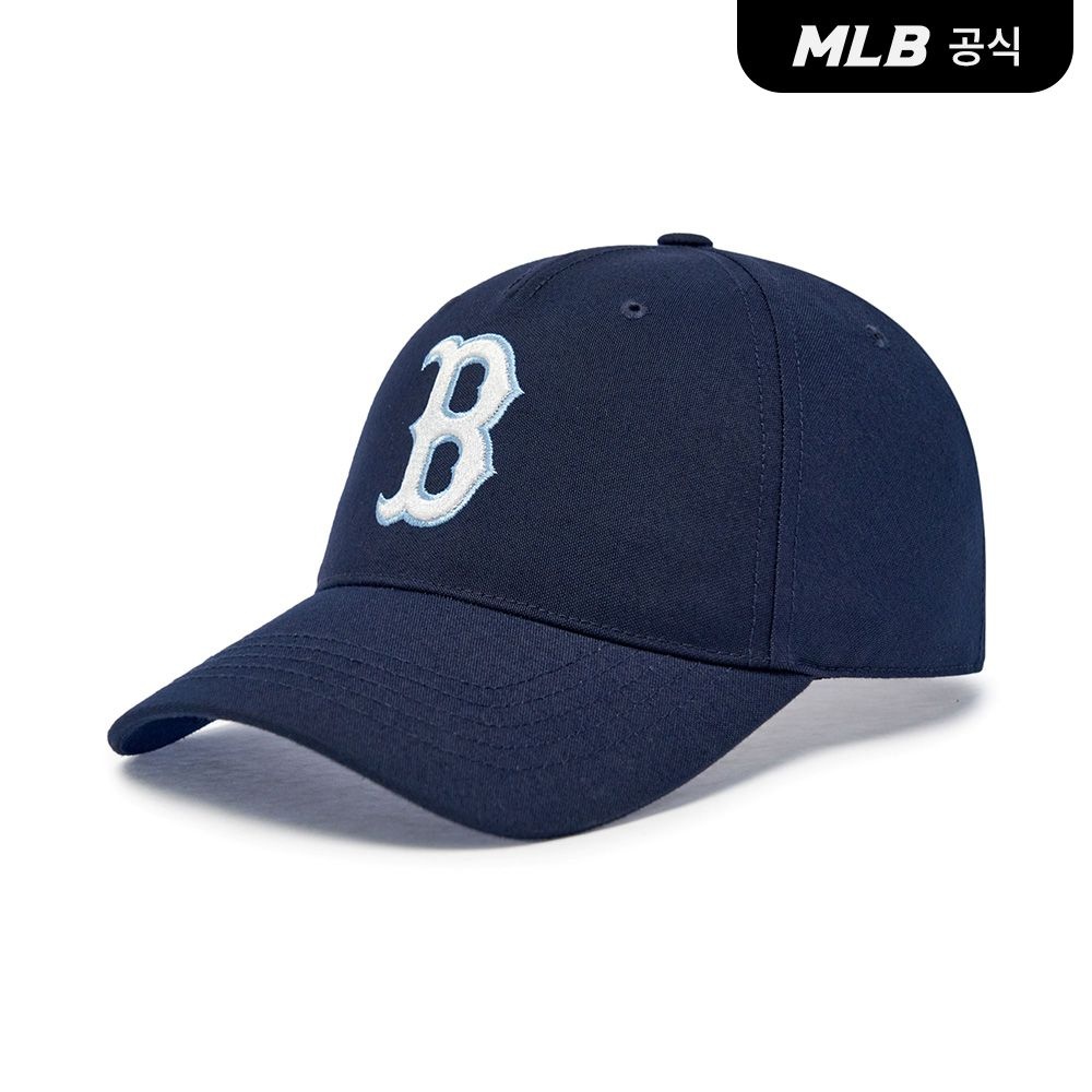 MLB [공식] 26N 공용 베이직 5패널 스트럭쳐 볼캡 BOS (Navy) 3ACPB036N-43NYS