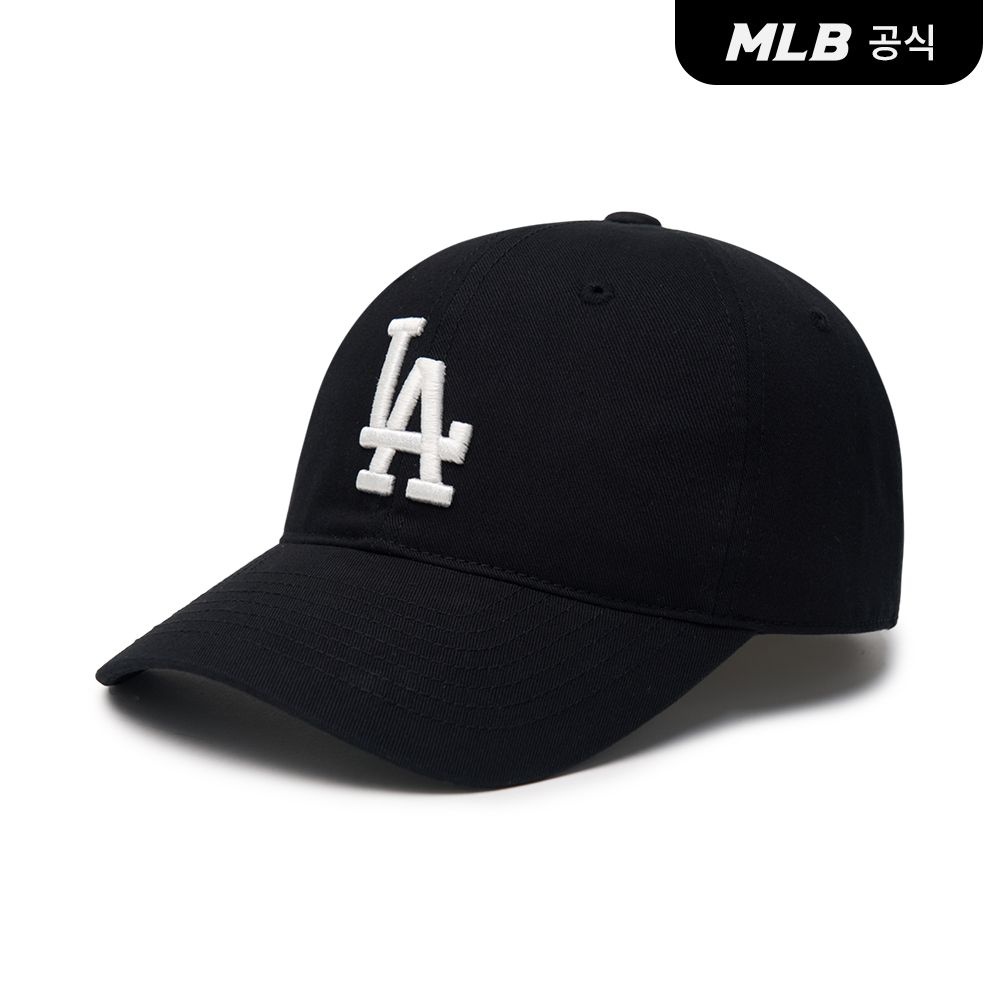 MLB [카리나PICK][공식] 공용 에이스 언스트럭쳐 볼캡 LA (Black) 3ACP6601N-07BKS