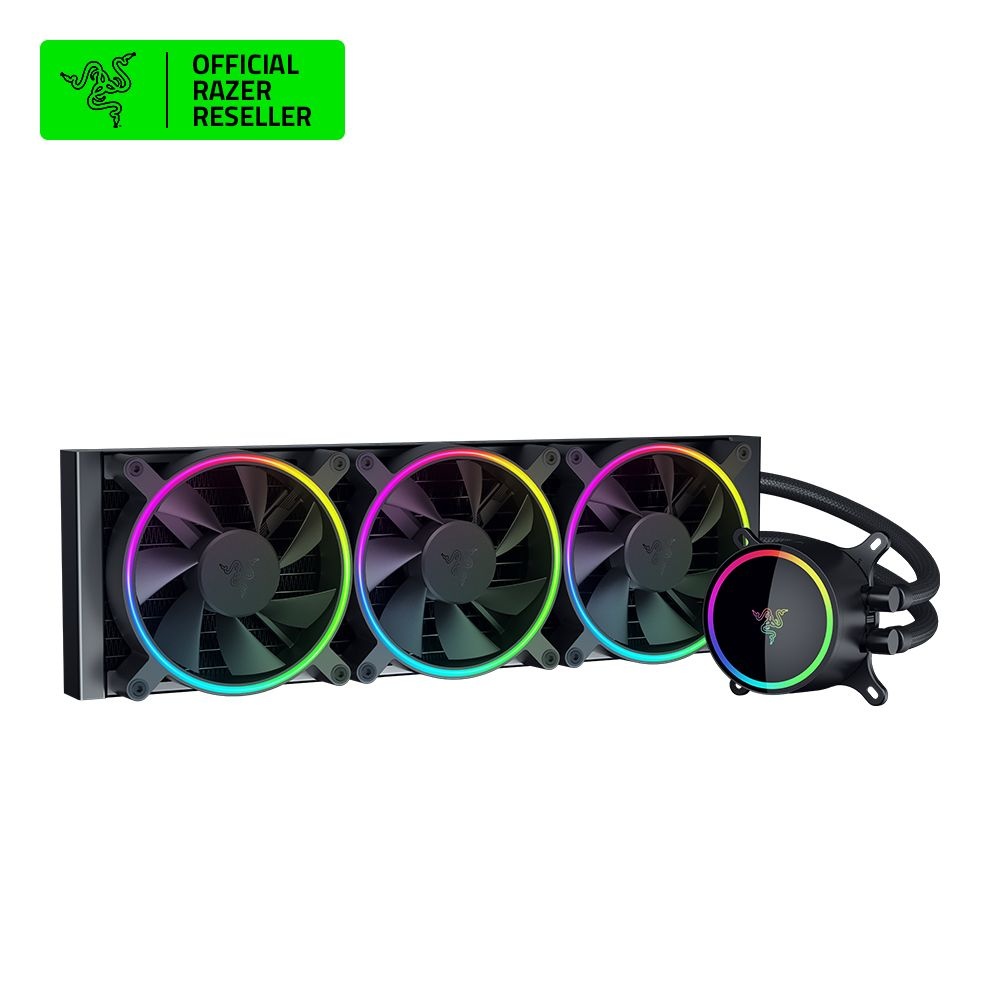 RAZER 레이저코리아 수냉쿨러 PC CPU 냉각 한보 크로마 RGB 360MM