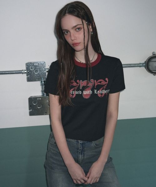 레더리 LEATHERY 슬롯 머신 링거 티 BLACK LRTS5211BK 337697