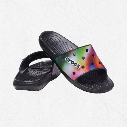CROCS [국내정품] CROCS 공용 클래식 솔라라이즈드 슬라이드 BKM (22SUSL207557) 22SUSL207557_Z0C4 2456068