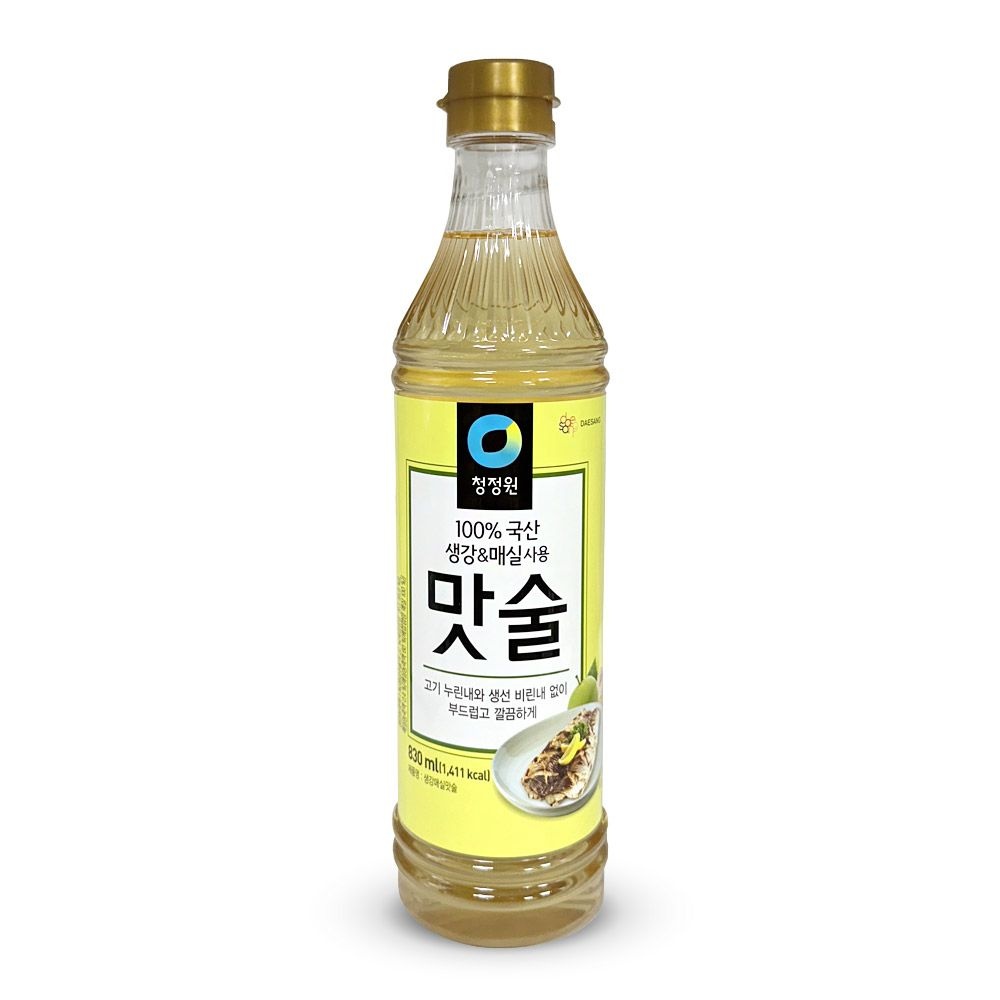 [오늘출발] 청정원 국산 생강 매실 맛술 830ml 요리술 잡내제거