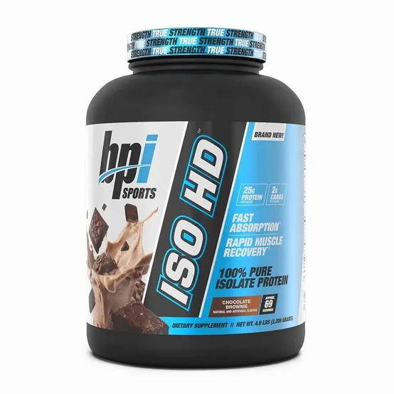 BPI스포츠 ISO HD 퓨어 아이솔레이트 프로틴 (초코 브라우니 맛)2.27kg