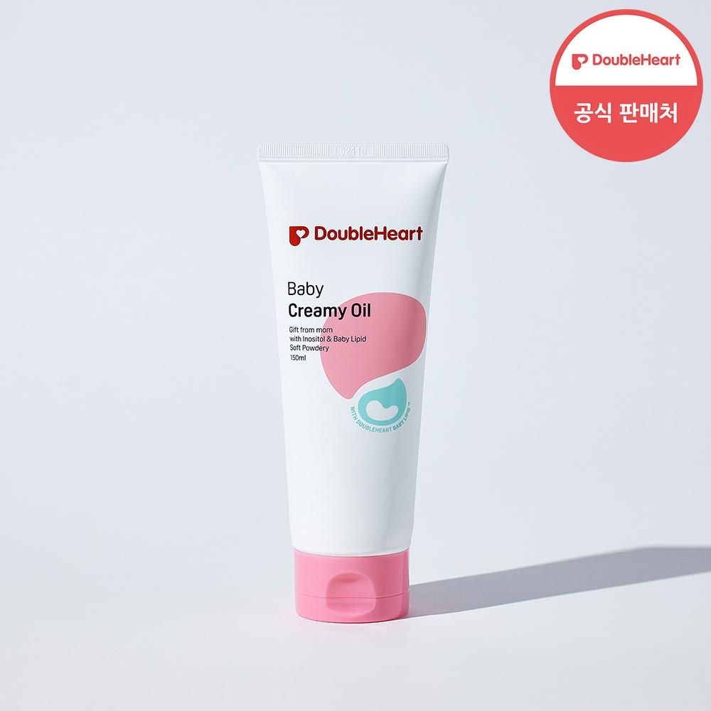 [오늘출발] 더블하트 [더블하트] 베이비 크리미오일 150ml (소프트 파우더리)