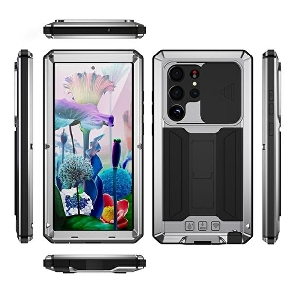 [테일즈]갤럭시S25울트라 케이스/S938 풀바디 캡보호 거치형 메탈케이스