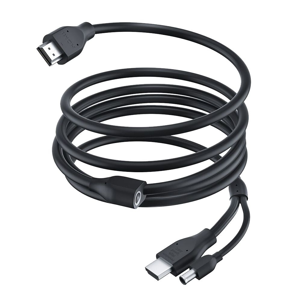 벨톤 삼성 HDMI 2.0 연결 케이블 스페이스 모니터 S32R750 LS27R750 전원 연결 블랙(2M)