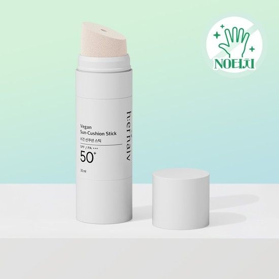 그린코스(주) 비건 선쿠션스틱 아기 선스틱 무기자차선크림 SPF50+ 30ml 1개