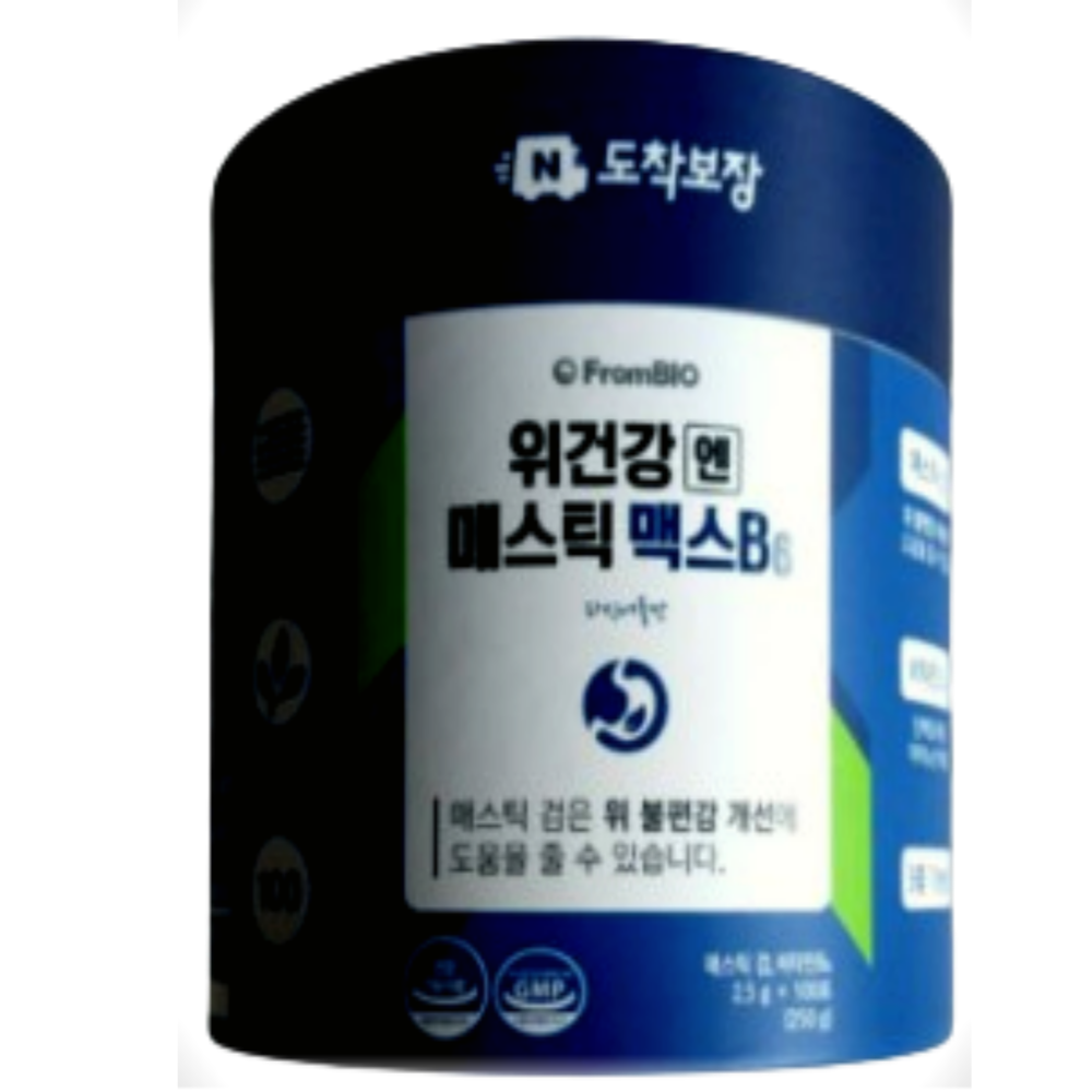 프롬바이오 위건강엔 매스틱 맥스B6 2.5g x 100포