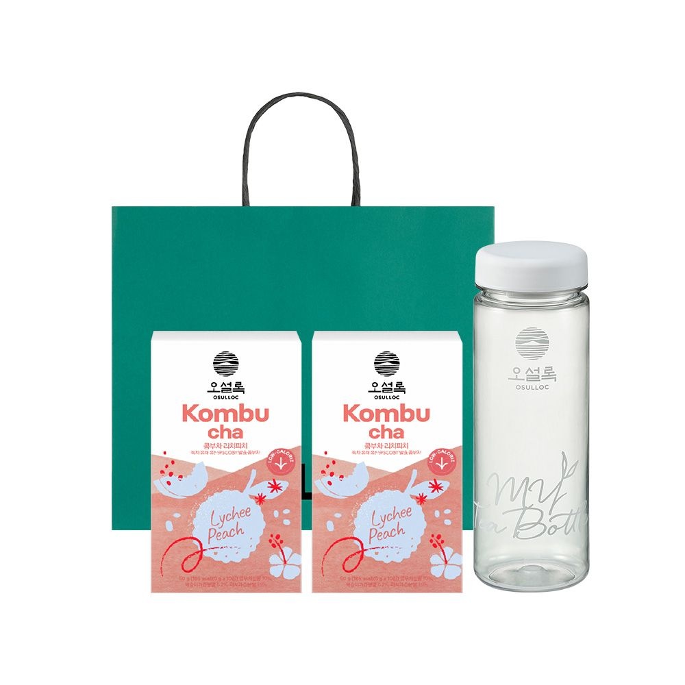 [롯데백화점] 오설록 콤부차 리치피치패키지(10입*2EA+물병) LE1212126493
