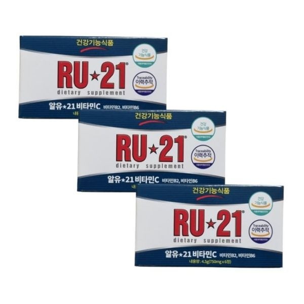[하프클럽]알유21 비타민C 750mg 6정 x 3박스 RU21