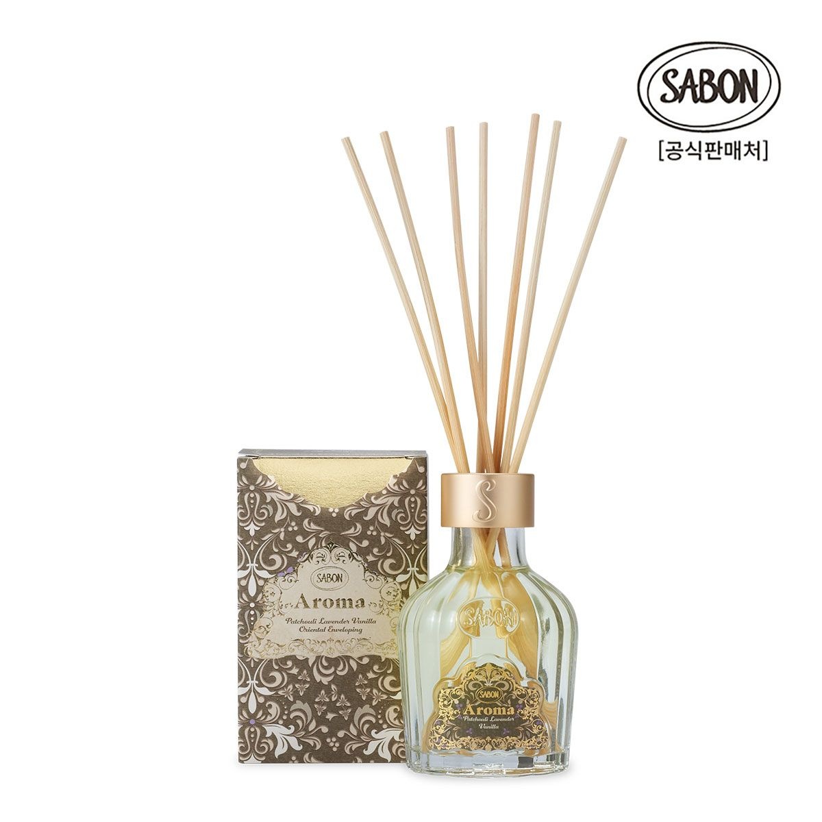 사봉 아로마 디퓨저 파츌리 라벤더 바닐라 100ml +미니우드스틱