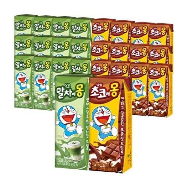 [하프클럽]남양 초코에몽 12팩 + 말차에몽 12팩