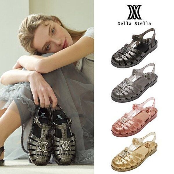 델라스텔라 [하프클럽]글로우 젤리 샌들