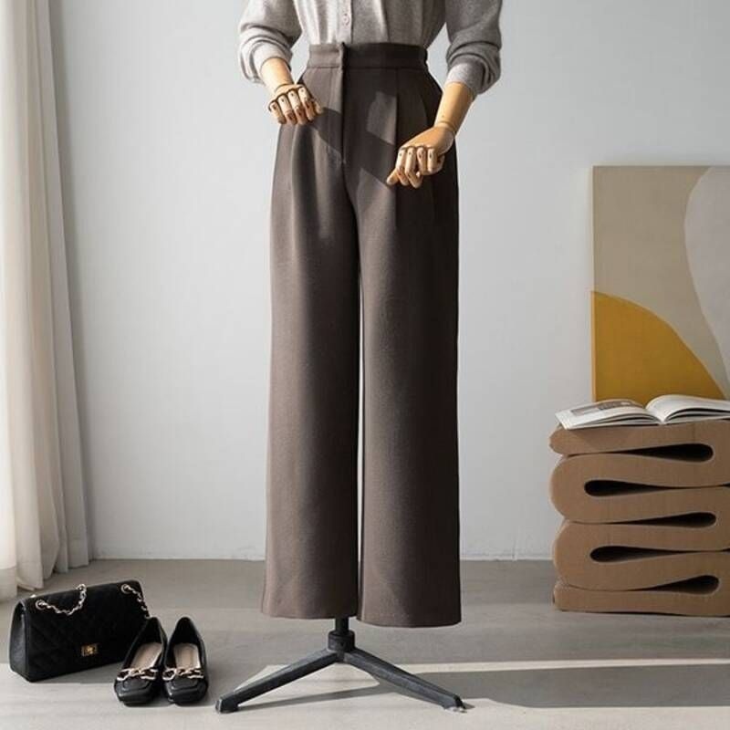 안나앤모드 Justin_gimo 핀턱 슬랙스[팬츠CQL32]