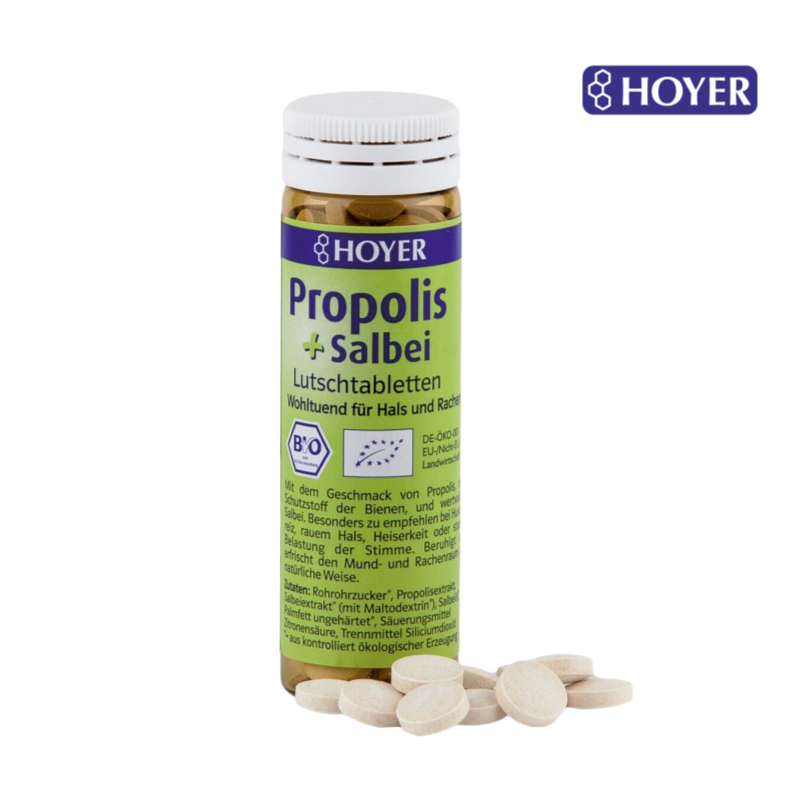 [해외] HOYER 호야 프로폴리스 세이지 캔디 60정 x3