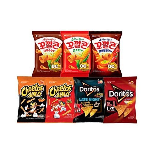 [하프클럽]스낵 7종 20봉 골라담기 꼬깔콘 치토스 도리토스