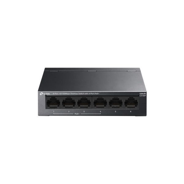 티피링크 티피링크 10/100Mbps 6포트 POE 이더넷 스위칭허브 LS106P