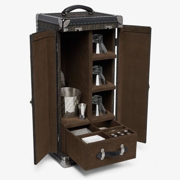 [해외] 「프랑스 최신상」 펜디 남자 FF Eclissi 트렁크 브라운 7VV172APD8F1MMV 국내 A/S 가능