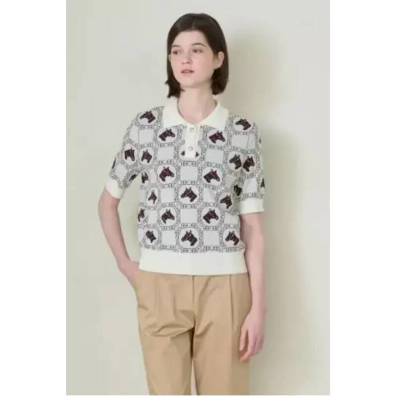 11st 홀스 자카드 니트 탑 B4S2K413 962273