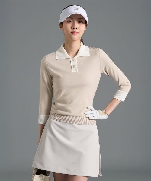 빈폴 골프 여성 9부 칼라넥 풀오버BJ6251A04A WMO246 GZE990