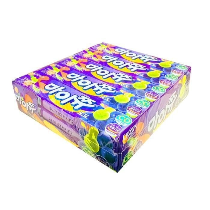 [패션플러스][주식회사 브이와이][JHO977P5_52EF]마이쮸 포도맛젤리 포도맛 1곽(15개입) (30778598A)